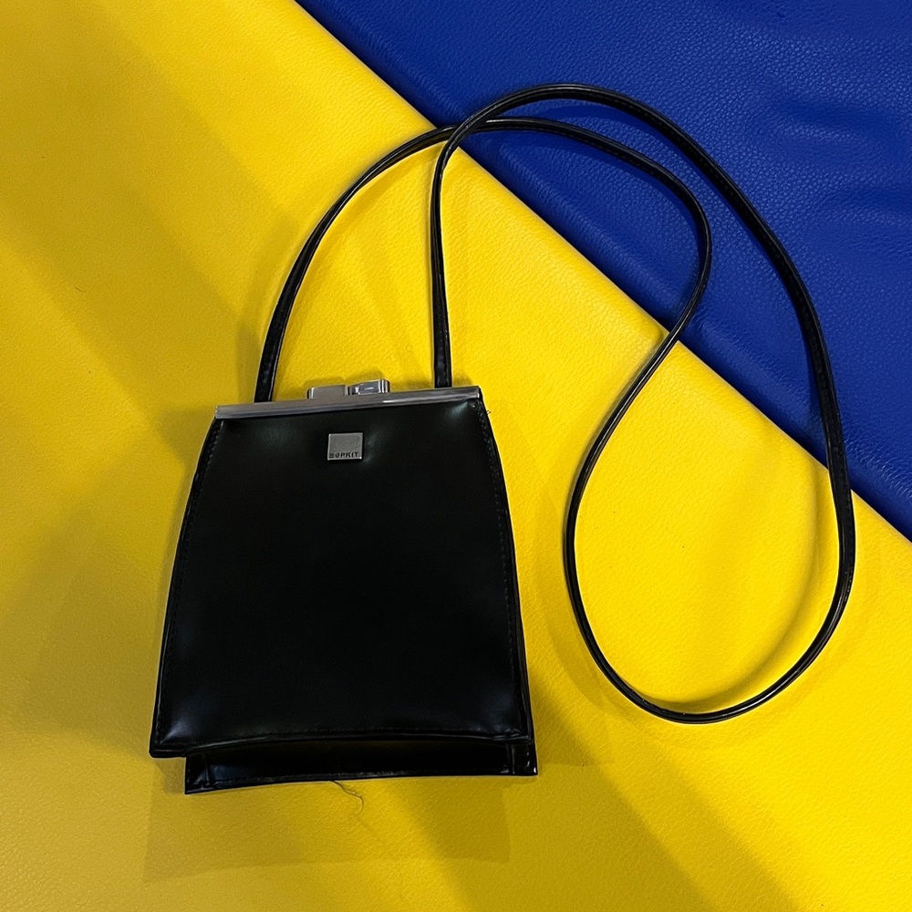Small black esprit handbag